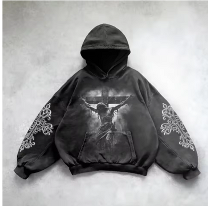 Metro Flair Hooded Art Sweatshirt
