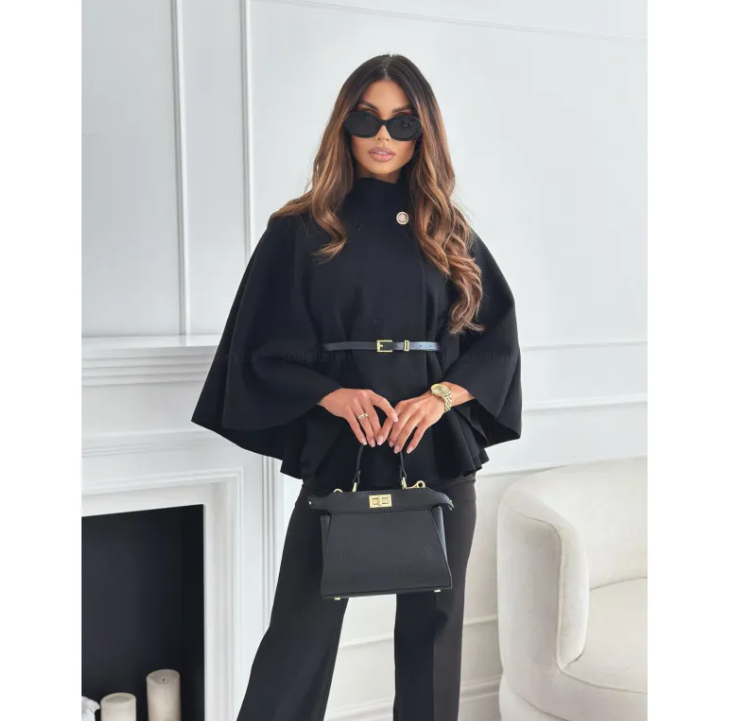 Chic Batwing Commuter Cloak