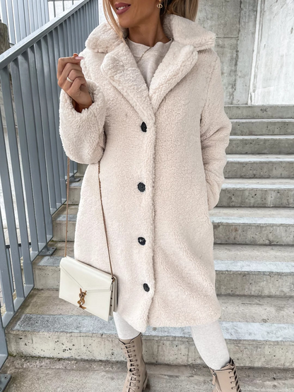 Lamb Wool Elegance Coat