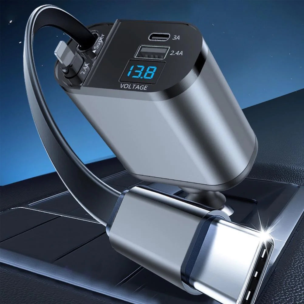 SpeedCharge 120W 4-in-1 Car Charger