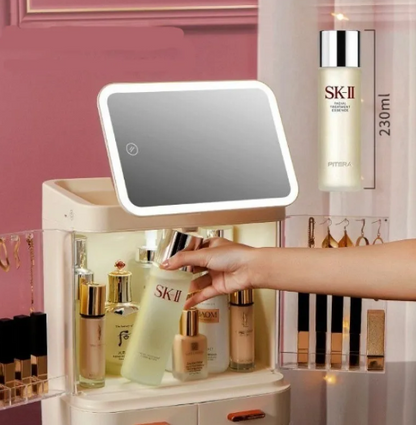 Illuminated Vanity Makeup Organizer ChicCharm