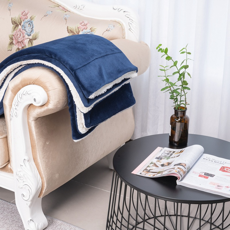 Luxury Sherpa Cashmere Throw