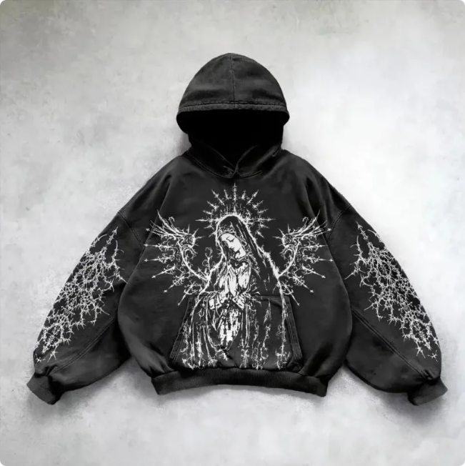 Metro Flair Hooded Art Sweatshirt