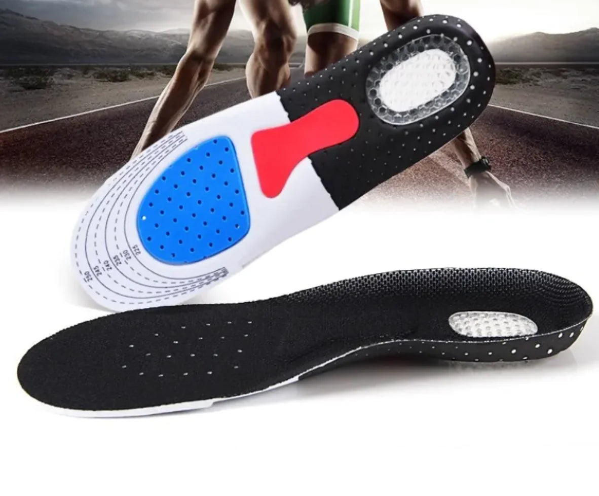 Cushion Comfort EVA Insoles with shock-absorbing design for enhanced comfort and support during activities.