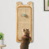 Chic Wood Sisal Cat Wall Scratcher with Toy ChicCharm