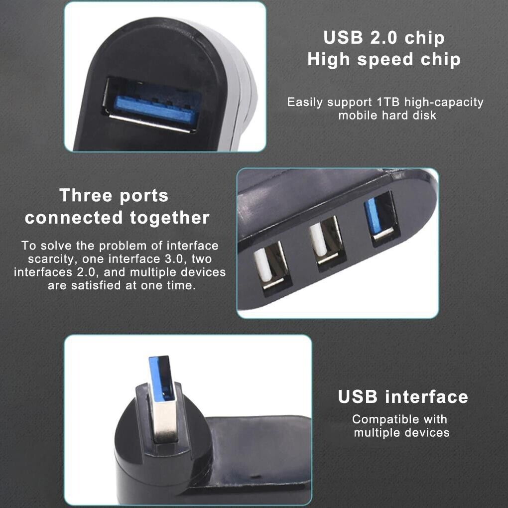 SpeedHub 3 Port USB 3.0 Adapter