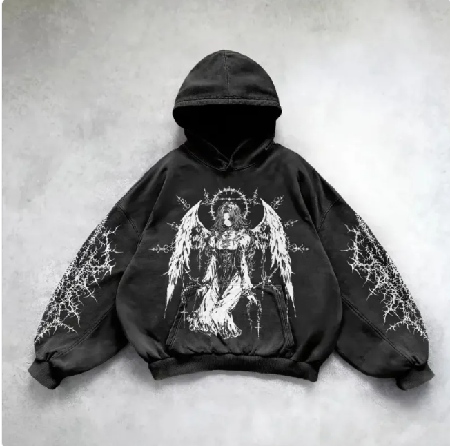Metro Flair Hooded Art Sweatshirt