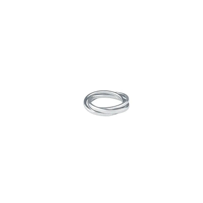 Street Style Three-Ring Interlocking Ring