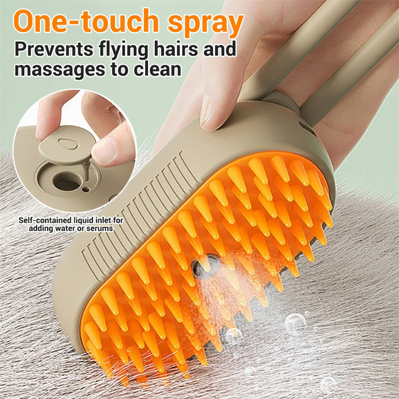SteamEase Pet Brush
