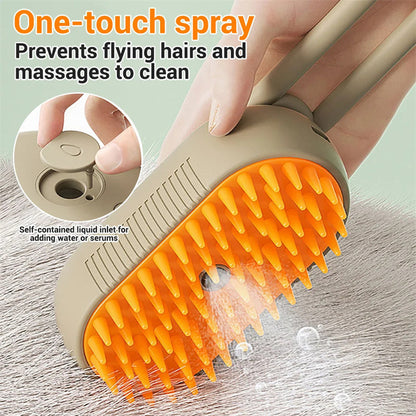 SteamEase Pet Brush