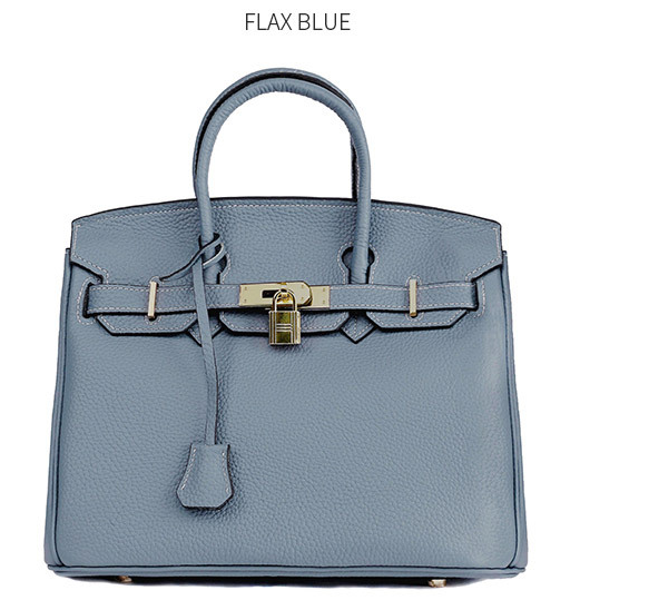Platinum Top-Layer Cowhide Handbag