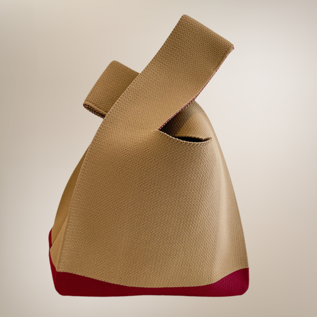 ClaudiaG Woven Color Block Satchel 