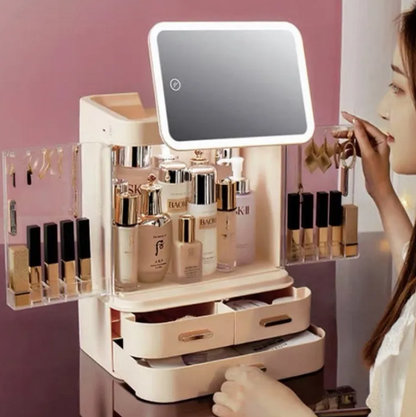 Illuminated Vanity Makeup Organizer ChicCharm