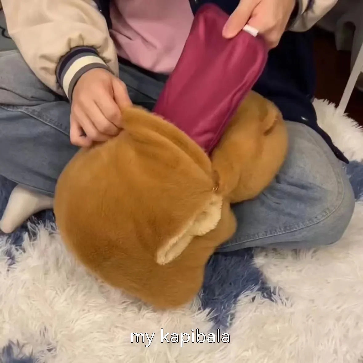 Capiba Cuddle Warmer Plush Pillow ChicCharm