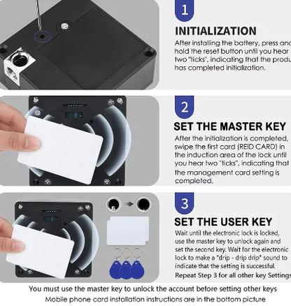 RFID Touch-Free Cabinet Lock