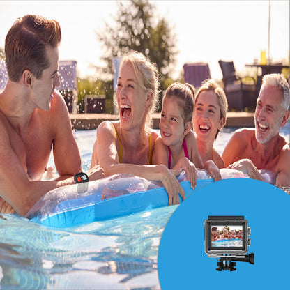 4K UHD Action Camera with WiFi &amp; RF Remote