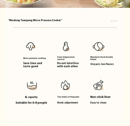 Modong Dual-Taste Electric Pot