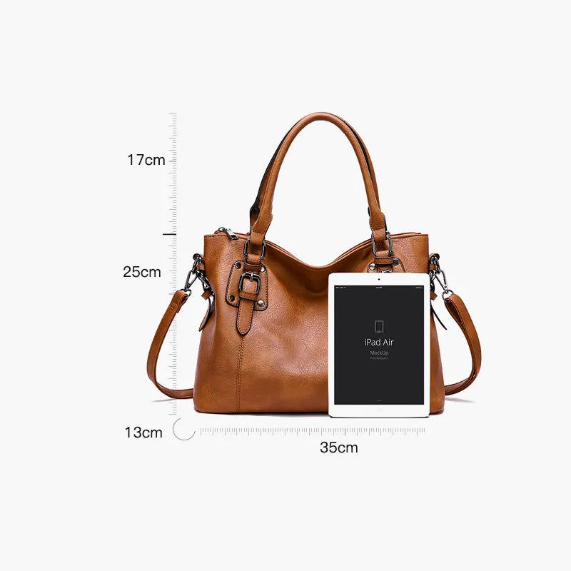 Chic Retro Shoulder Bag - High Capacity