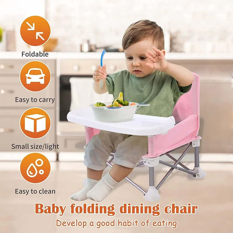 Foldable Infant Mealtime Seat