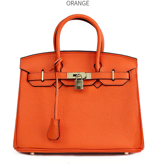 Platinum Top-Layer Cowhide Handbag