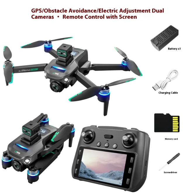 GPS Smart Drone with HD Camera &amp; Collision Avoidance