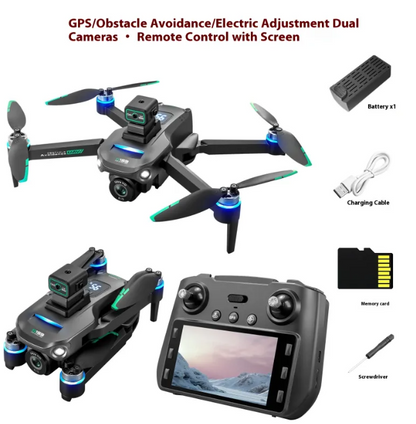 GPS Smart Drone with HD Camera &amp; Collision Avoidance