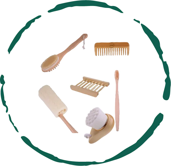 Eco-Friendly Bamboo Bath Set