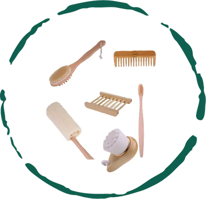 Eco-Friendly Bamboo Bath Set