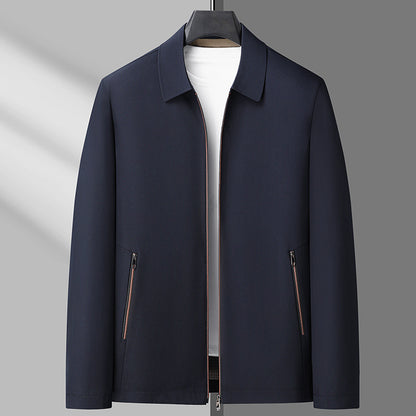Metropolitan Silk Bomber Jacket for Men