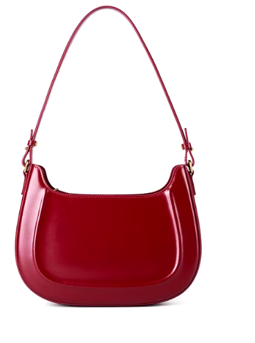 Chic Retro Leather Saddle Bag