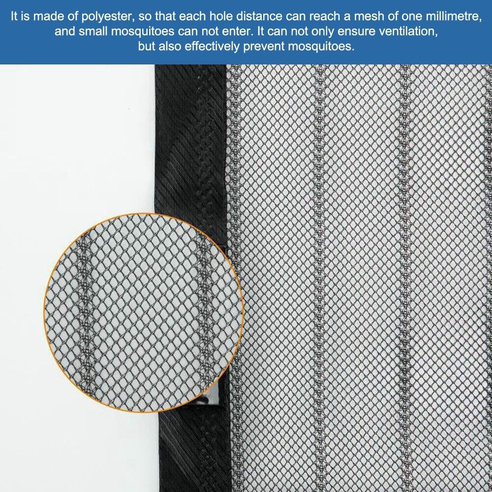 Magnetic Mesh Screen Door - Durable, Hands-Free Bug Barrier