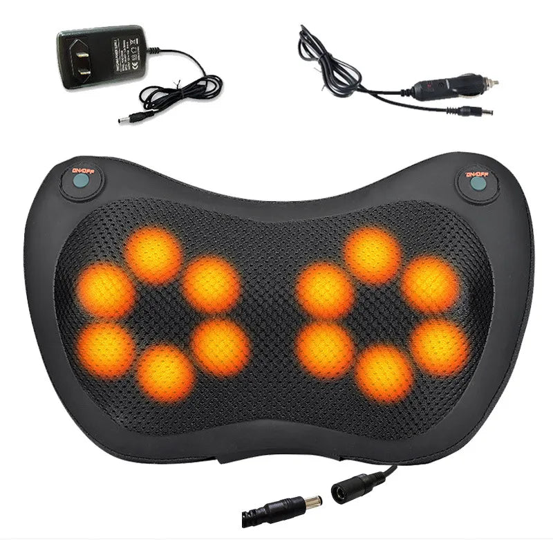Shiatsu Comfort Massage Pillow for Neck &amp; Back ChicCharm