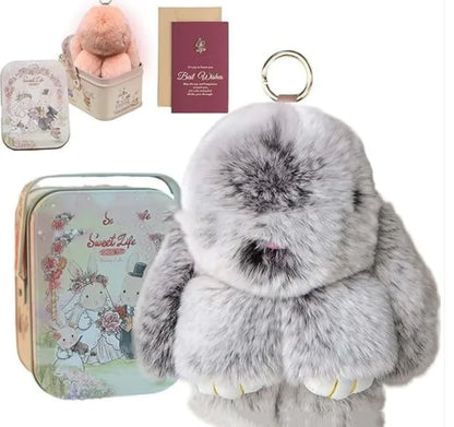 Holiday Bunny Charm