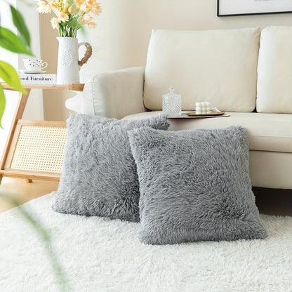 Chic Plush Cushion Covers
