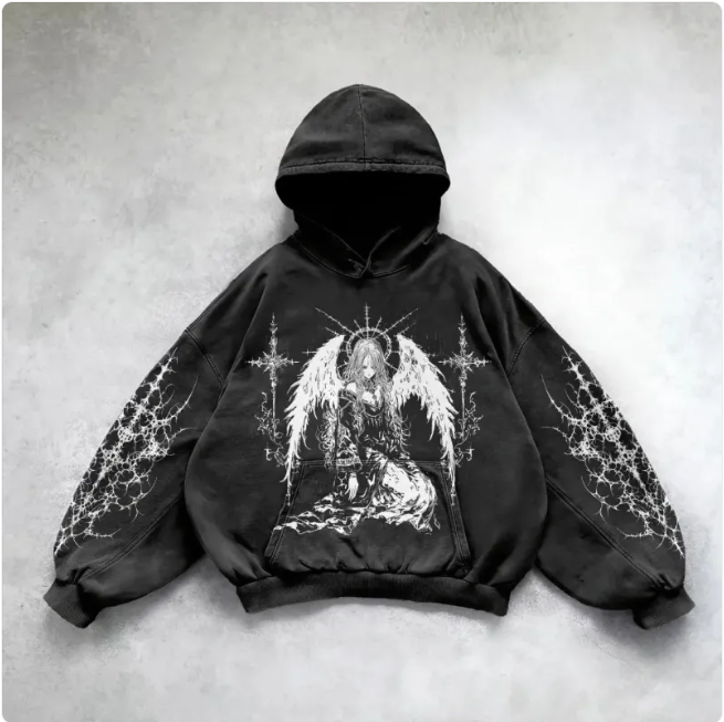 Metro Flair Hooded Art Sweatshirt