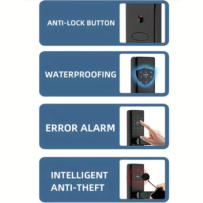 Smart Fingerprint Password Lock for Wooden Doors ChicCharm