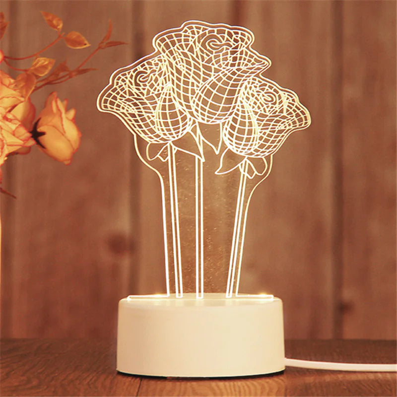 3D Acrylic Love Illuminator