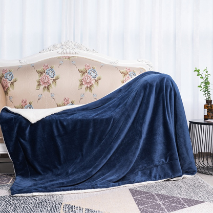 Luxury Sherpa Cashmere Throw