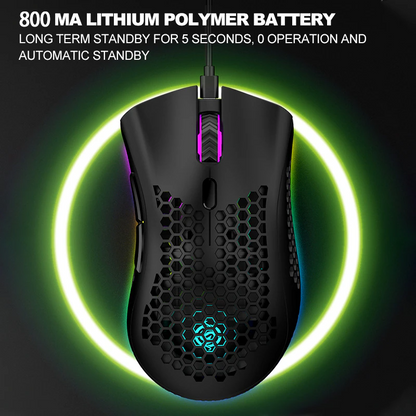 7-Color LED Backlit Wireless Gaming Mouse