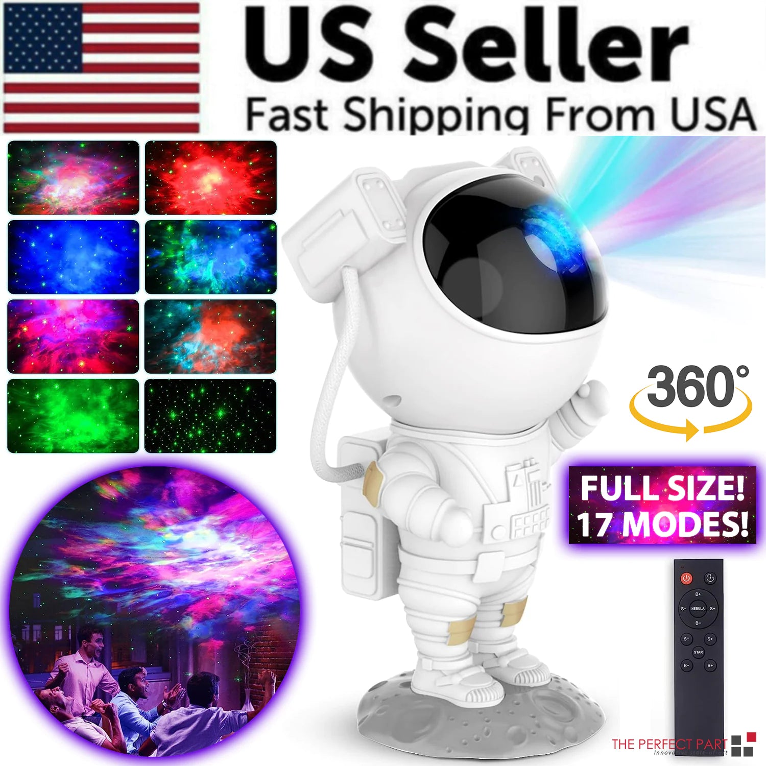 Cosmic Explorer Starry Night Projector