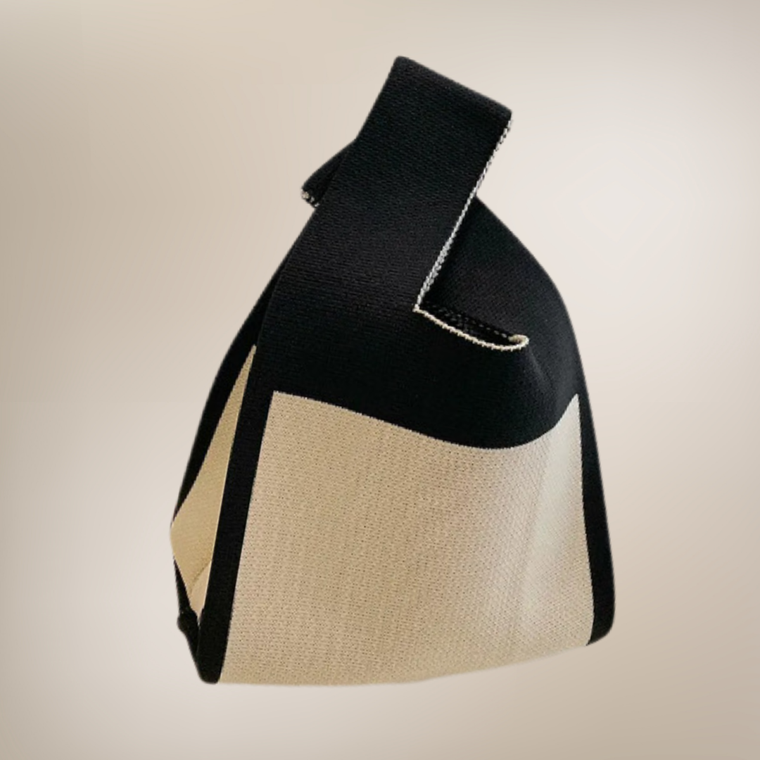 ClaudiaG Woven Color Block Satchel 