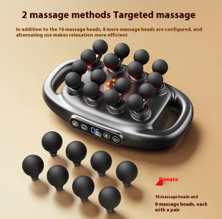 Intense Muscle Relief Massager, 8/16 Heads