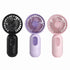 Mini Portable Fan 3 Pack Cute Handheld Fan Battery Operated Lightweight Small Personal Fan with 3 Speeds and USB Rechargeable Eyelash Fan for Stylish Girl Kids Women Men Office Outdoor Travel Camping ChicCharm