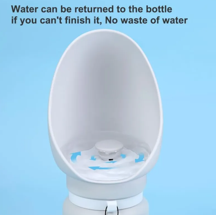 Portable dog water bottle Hydrator