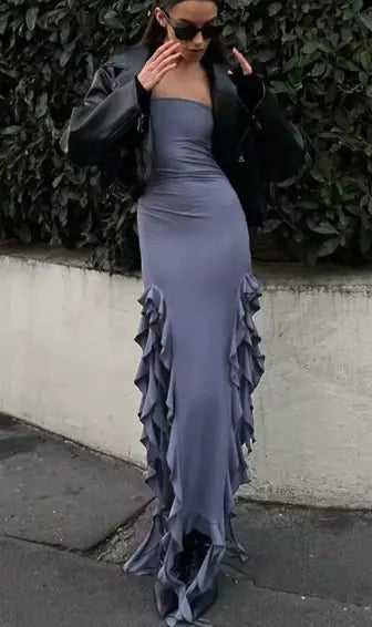 Chic Maxi Tassel Dress