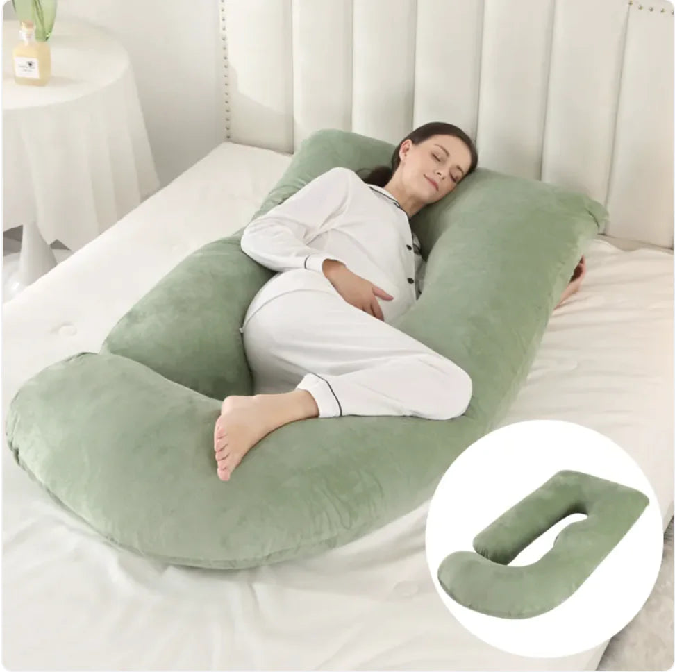 J-Shaped Pregnancy Support Pillow