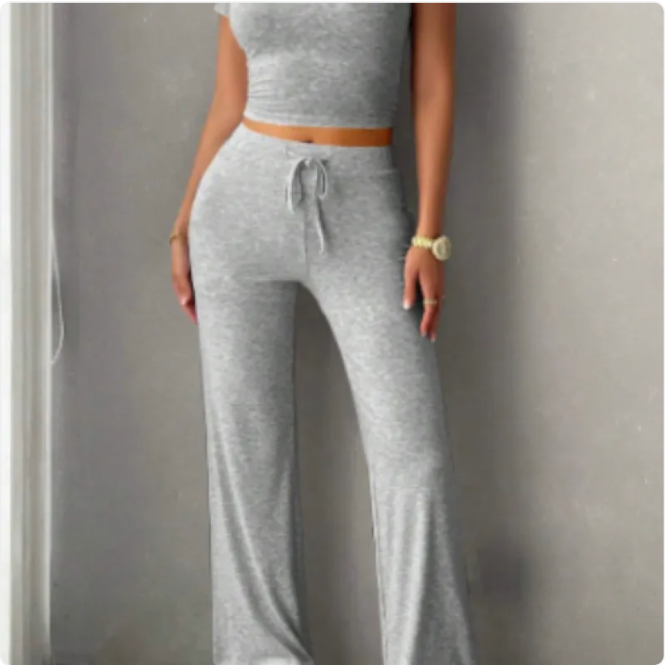 Chic Urban Round Neck Set