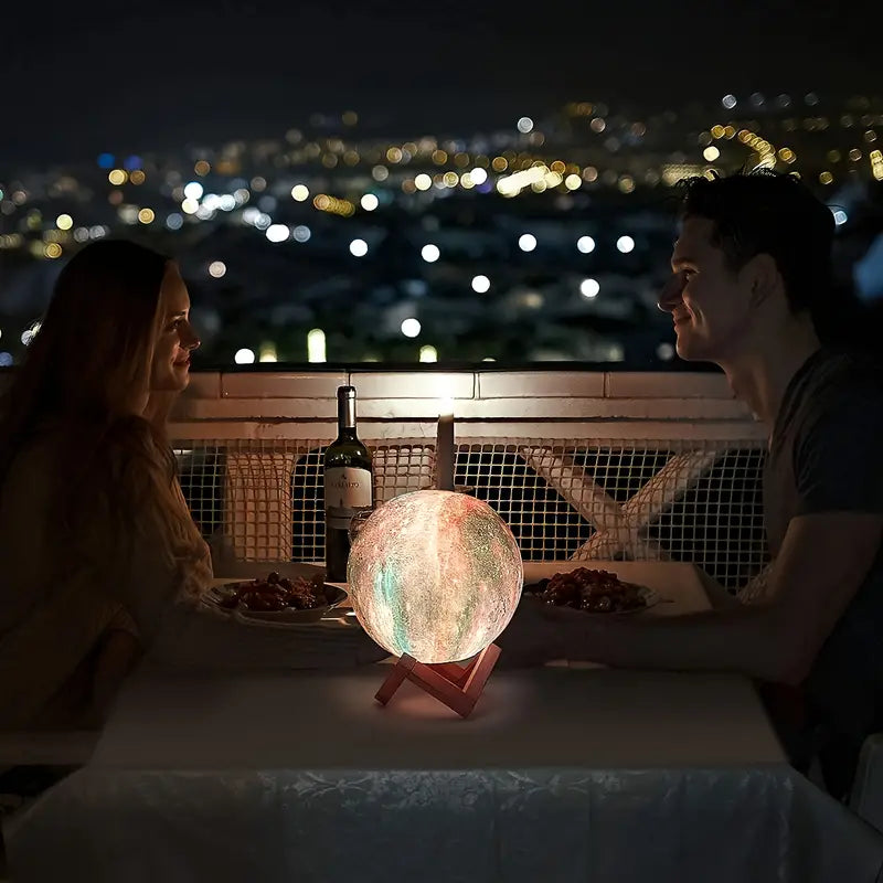 Celestial 16-Color LED Moon Lamp