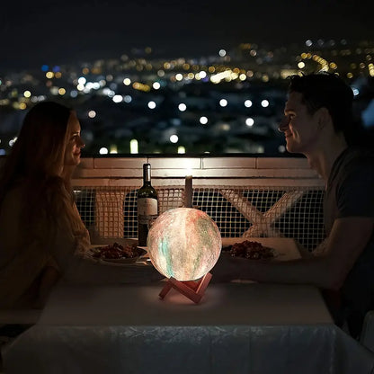 Celestial 16-Color LED Moon Lamp