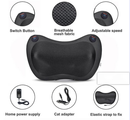 Shiatsu Comfort Massage Pillow for Neck &amp; Back ChicCharm